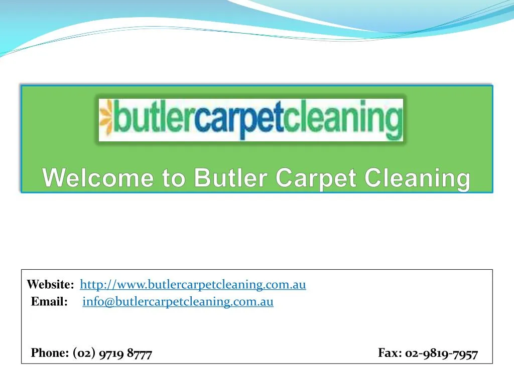 welcome to butler carpet cleaning n.