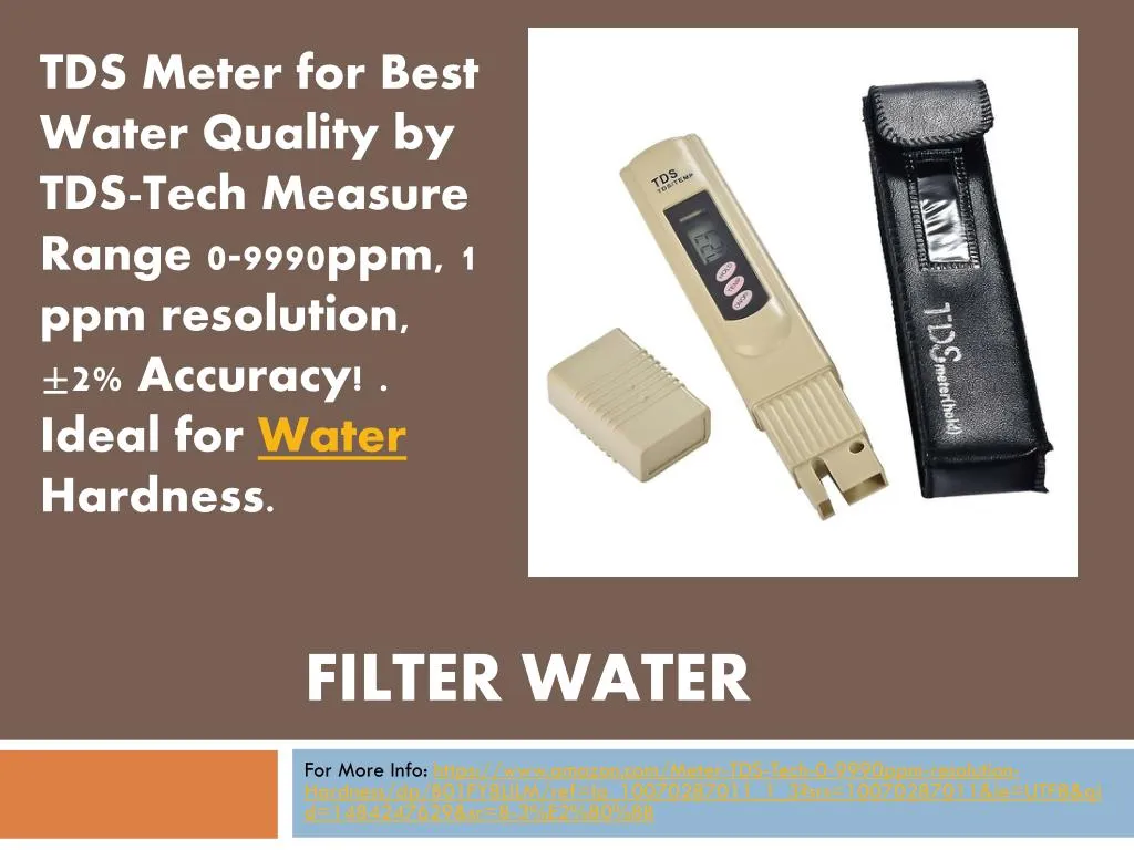 filter water n.