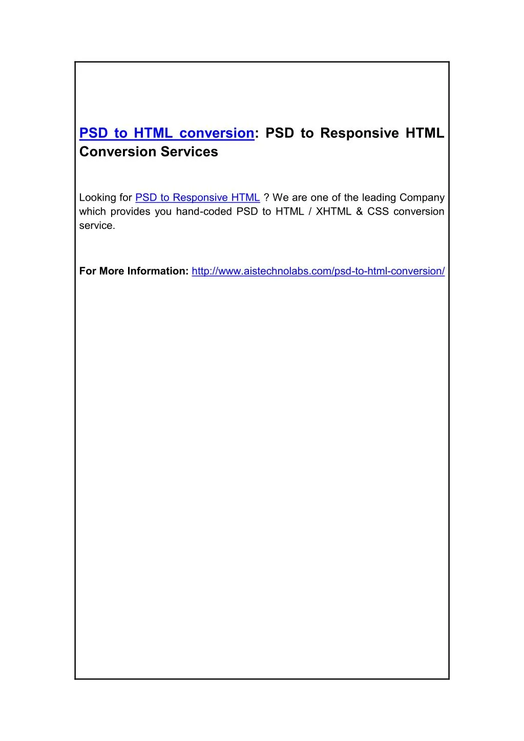 psd to html conversion psd to responsive html n.