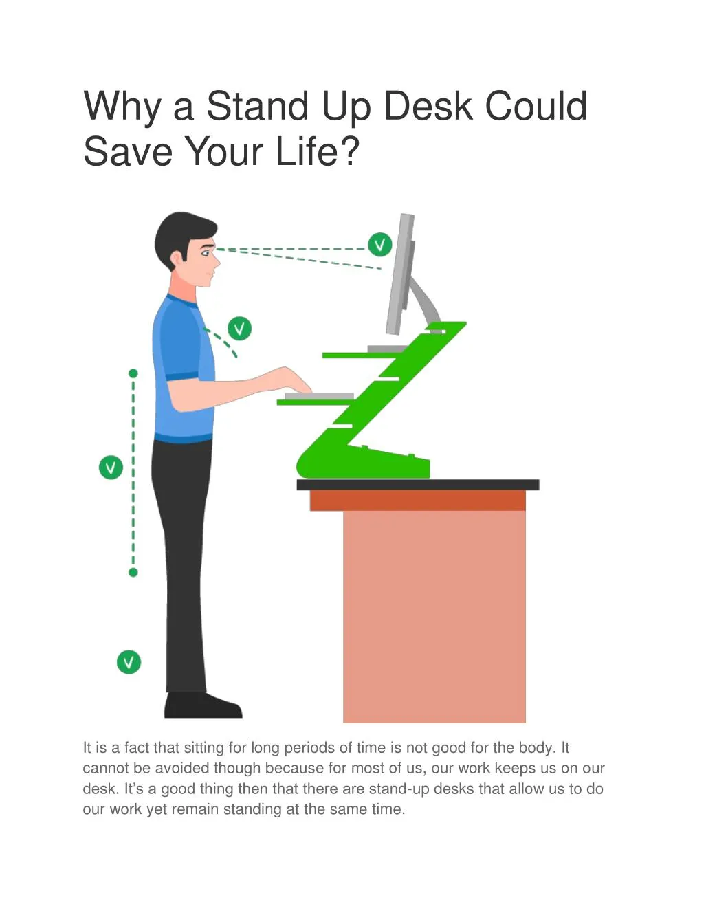 Ppt Why A Stand Up Desk Could Save Your Life Powerpoint