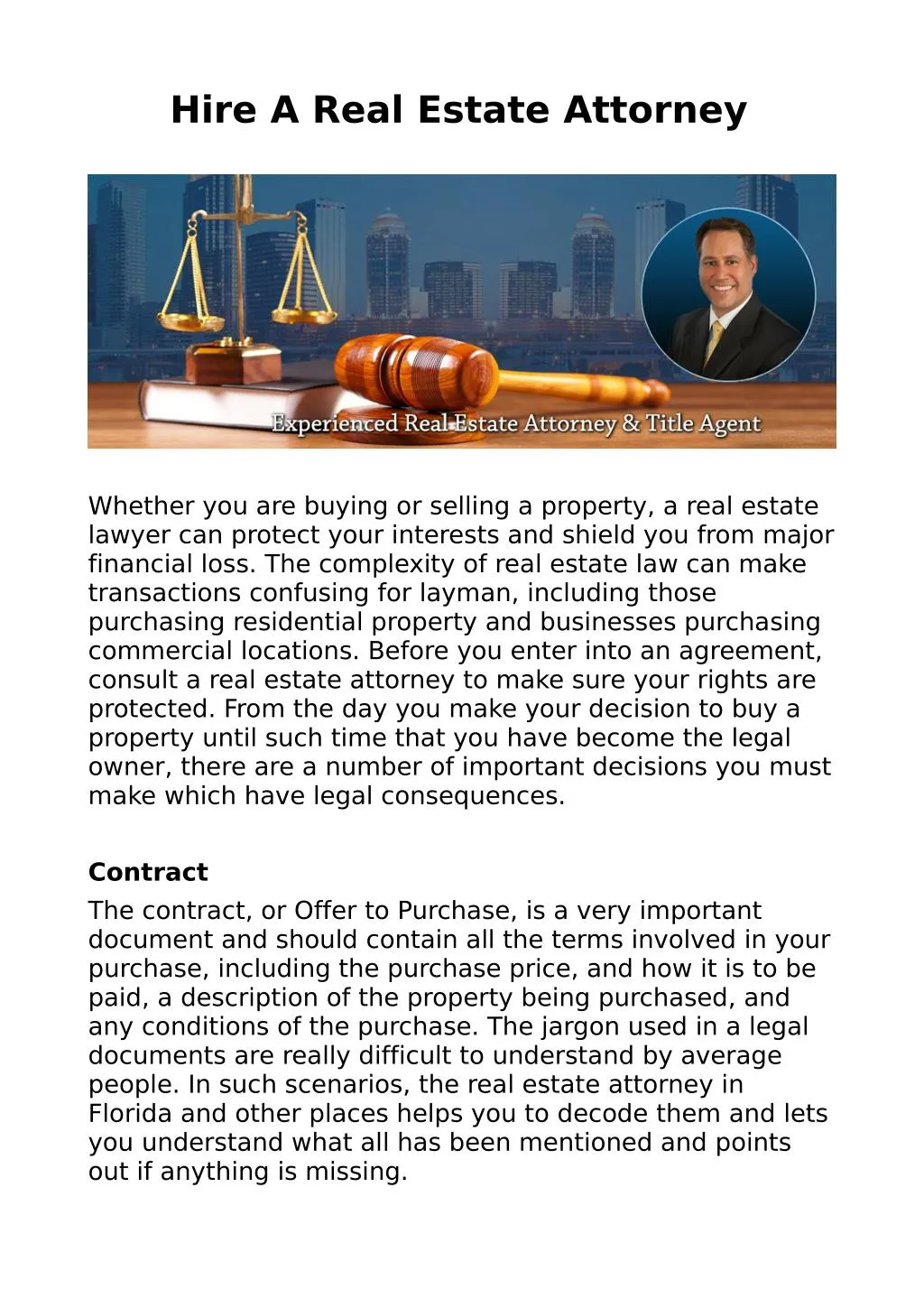 hire a real estate attorney n.
