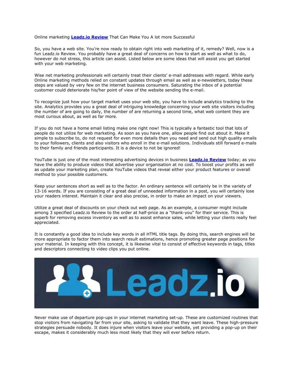 PPT - Leadz.io Review And Huge Bonus PowerPoint ...