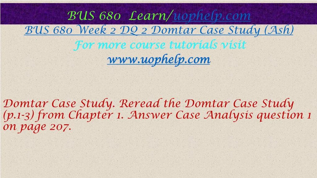 domtar case study domtar case study