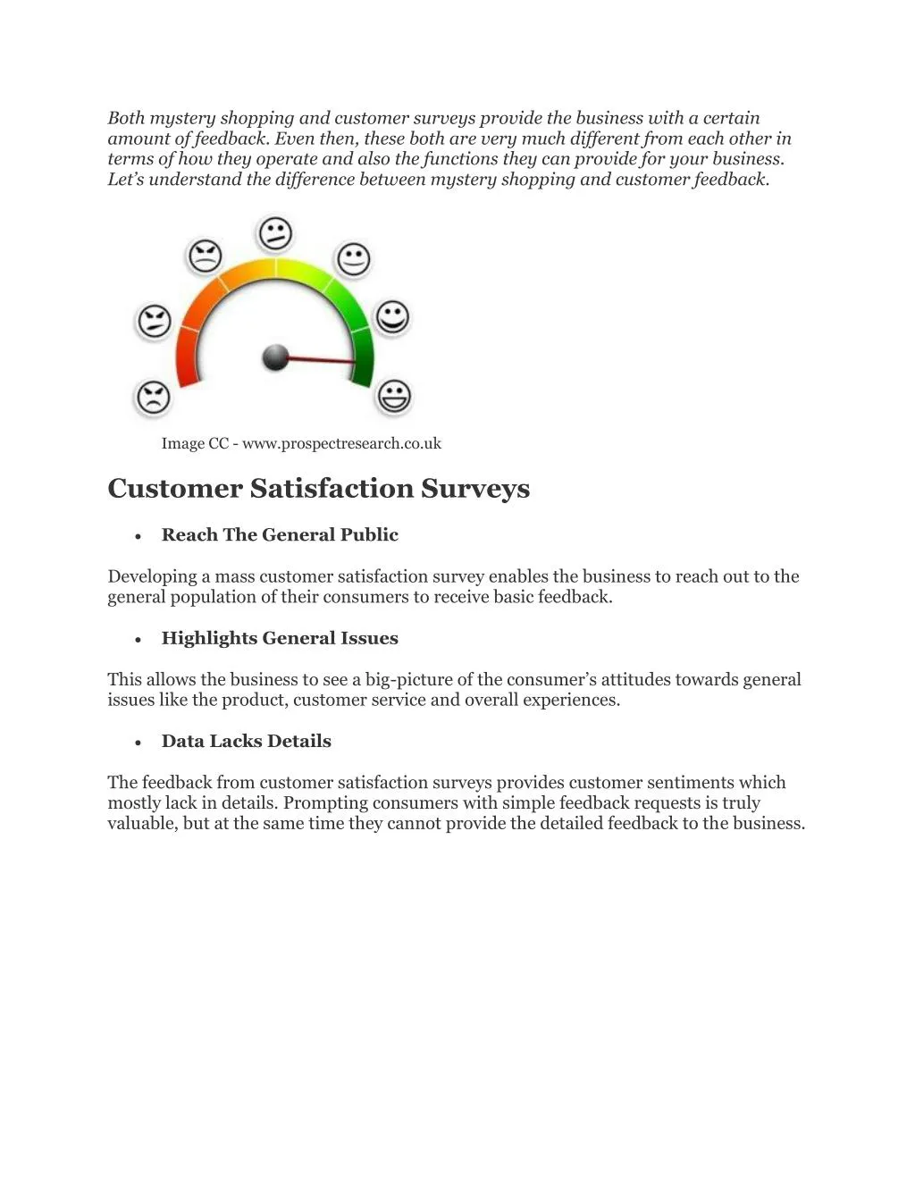 PPT - Difference Between Mystery Shopping & Customer Feedback ...