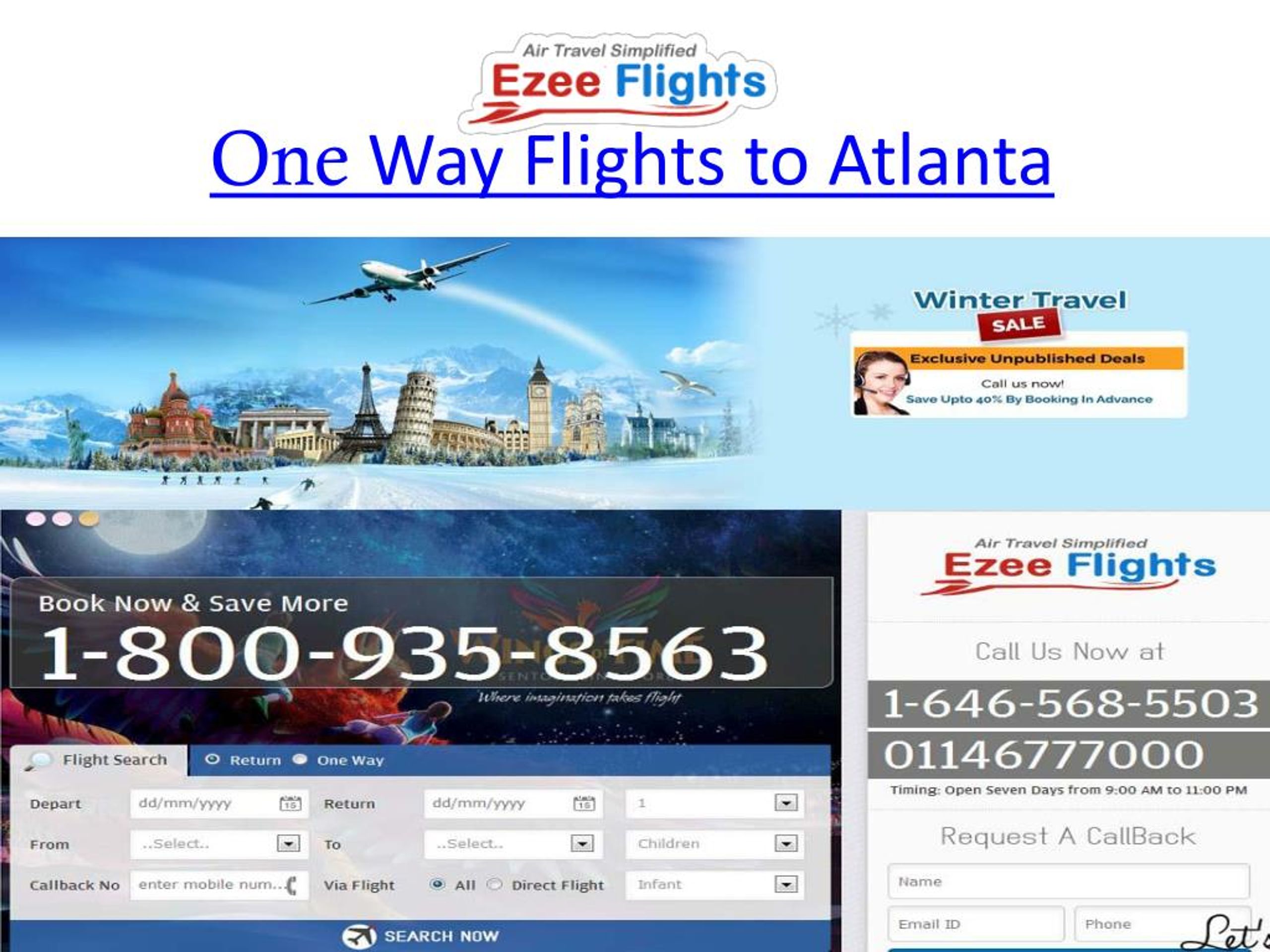 PPT - Cheapest Atlanta flight Ticket | flights from Atlanta today