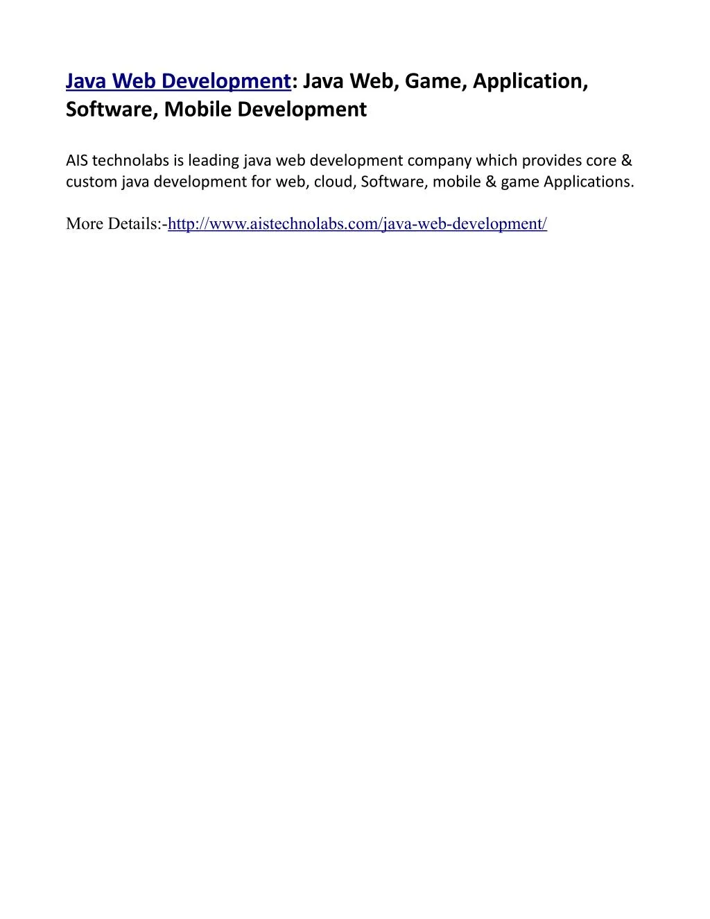 java web development java web game application n.