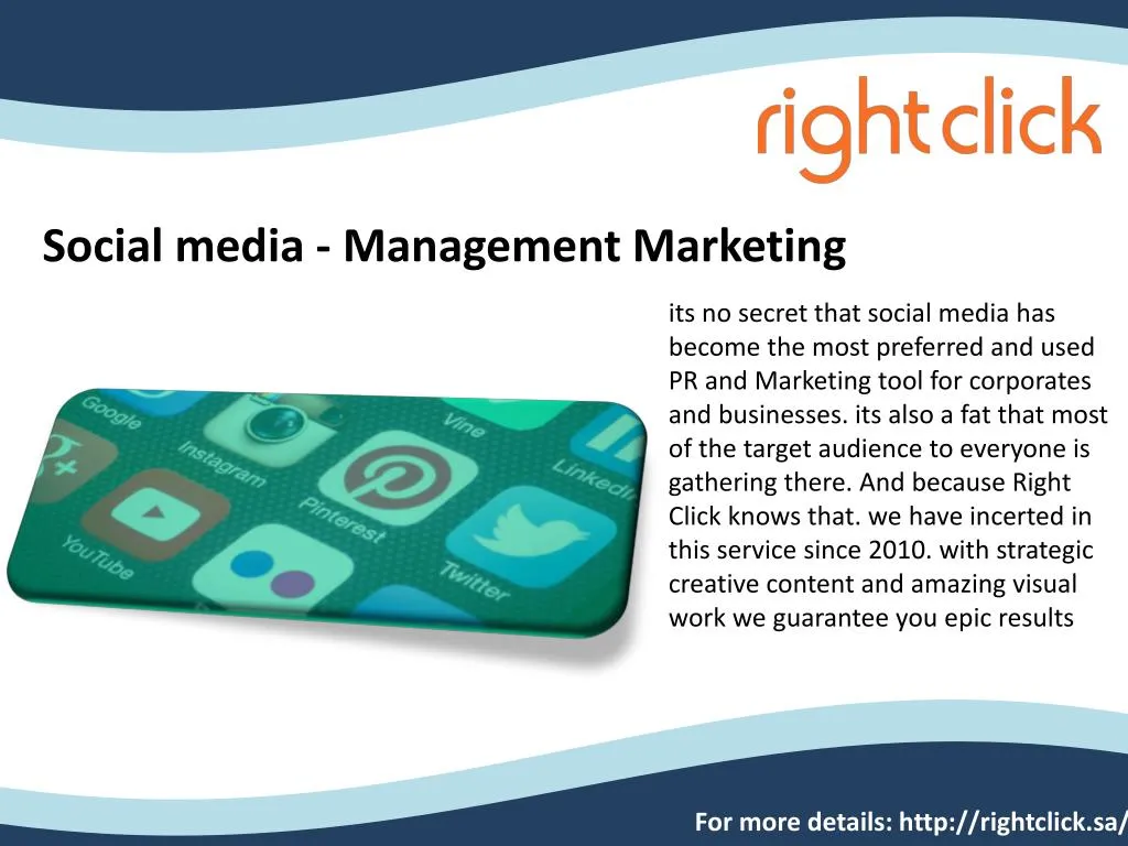 social media management marketing n.