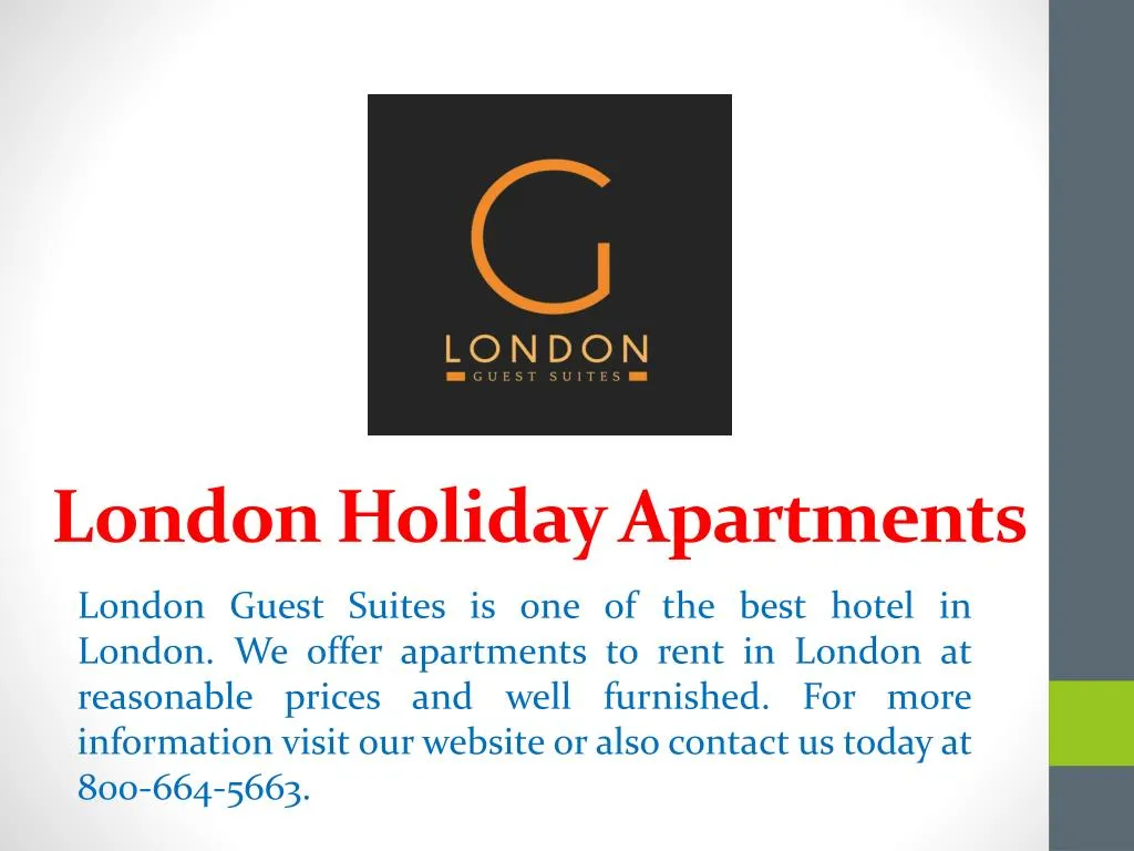 london holiday apartments n.