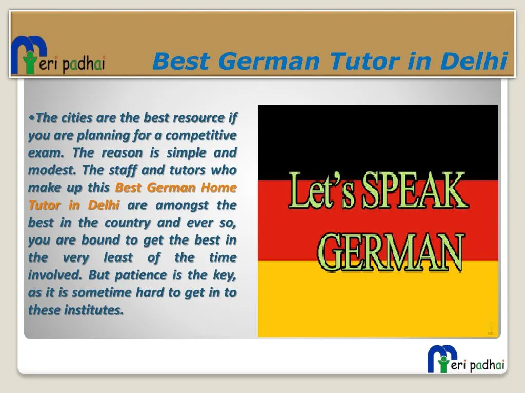 best german tutor in delhi n.