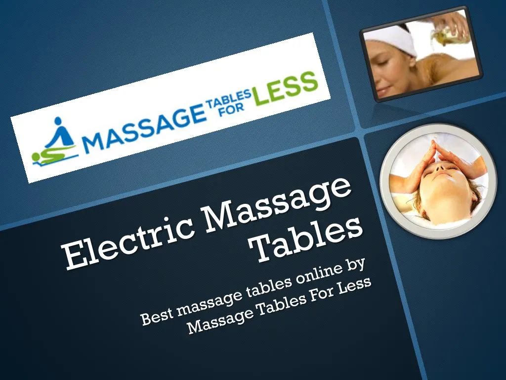 PPT Best Electric Massage Tables Online PowerPoint Presentation, free