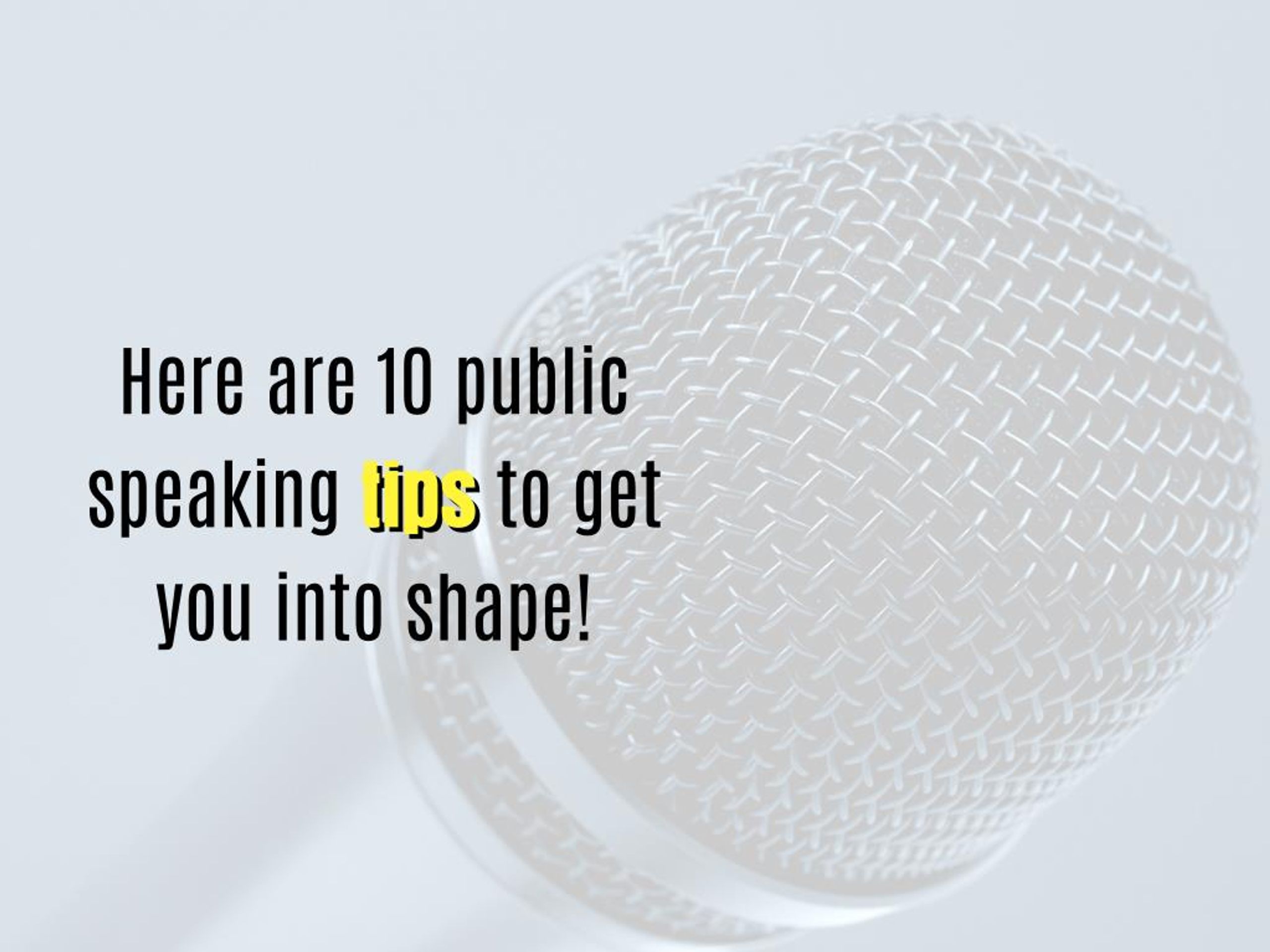 PPT - Rock Your Next Speech! 10 Habits To Improve Your Public Speaking ...