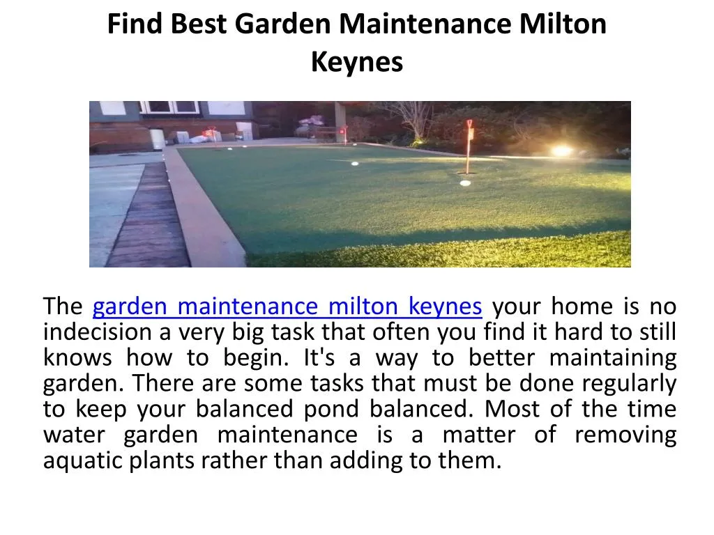 find best garden maintenance milton keynes n.