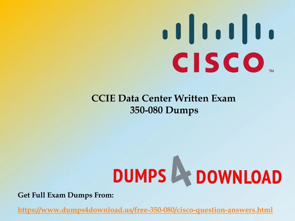 PPT - Cisco 350-080 Exam Sample Questions - Slide PowerPoint ...