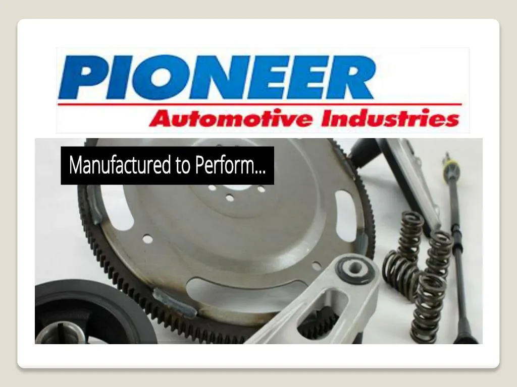 PPT Flexplate Manufacturer and Best Motor Mount Parts in Mexico