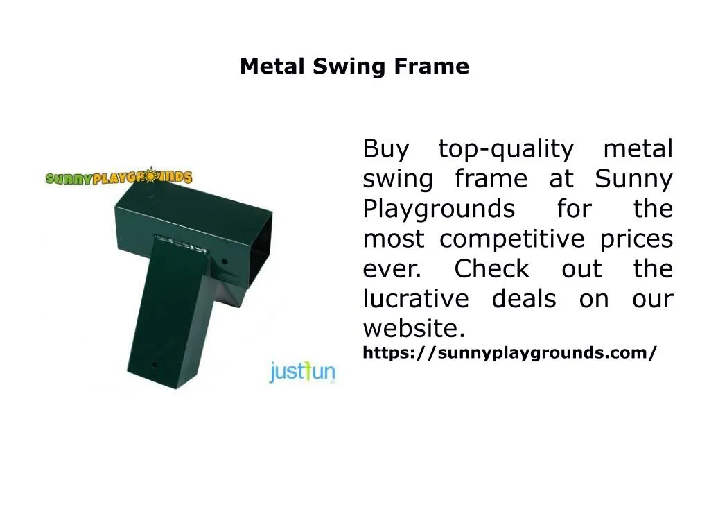 metal swing frame