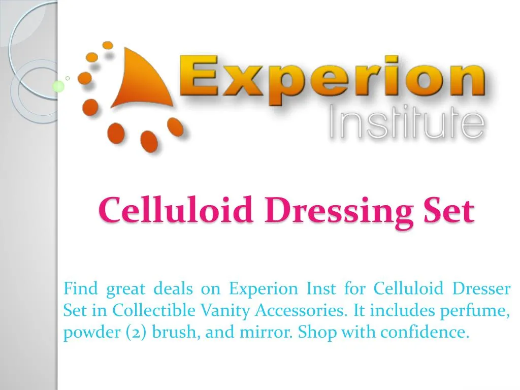 Ppt Celluloid Dressing Set Powerpoint Presentation Free