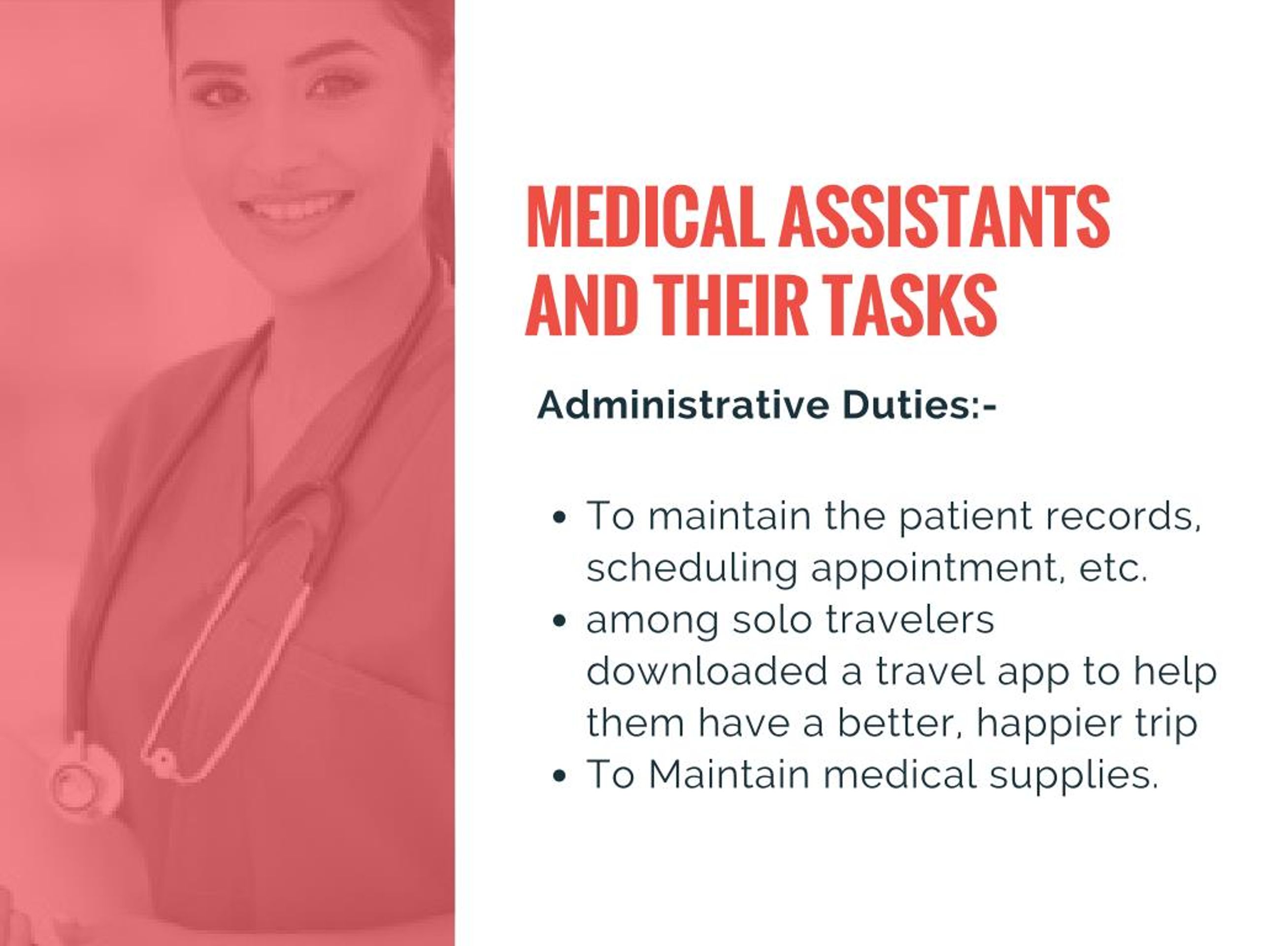 PPT Roles And Responsibilities Of A Medical Assistant PowerPoint 