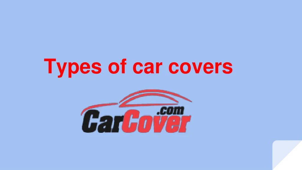 types of car covers n.