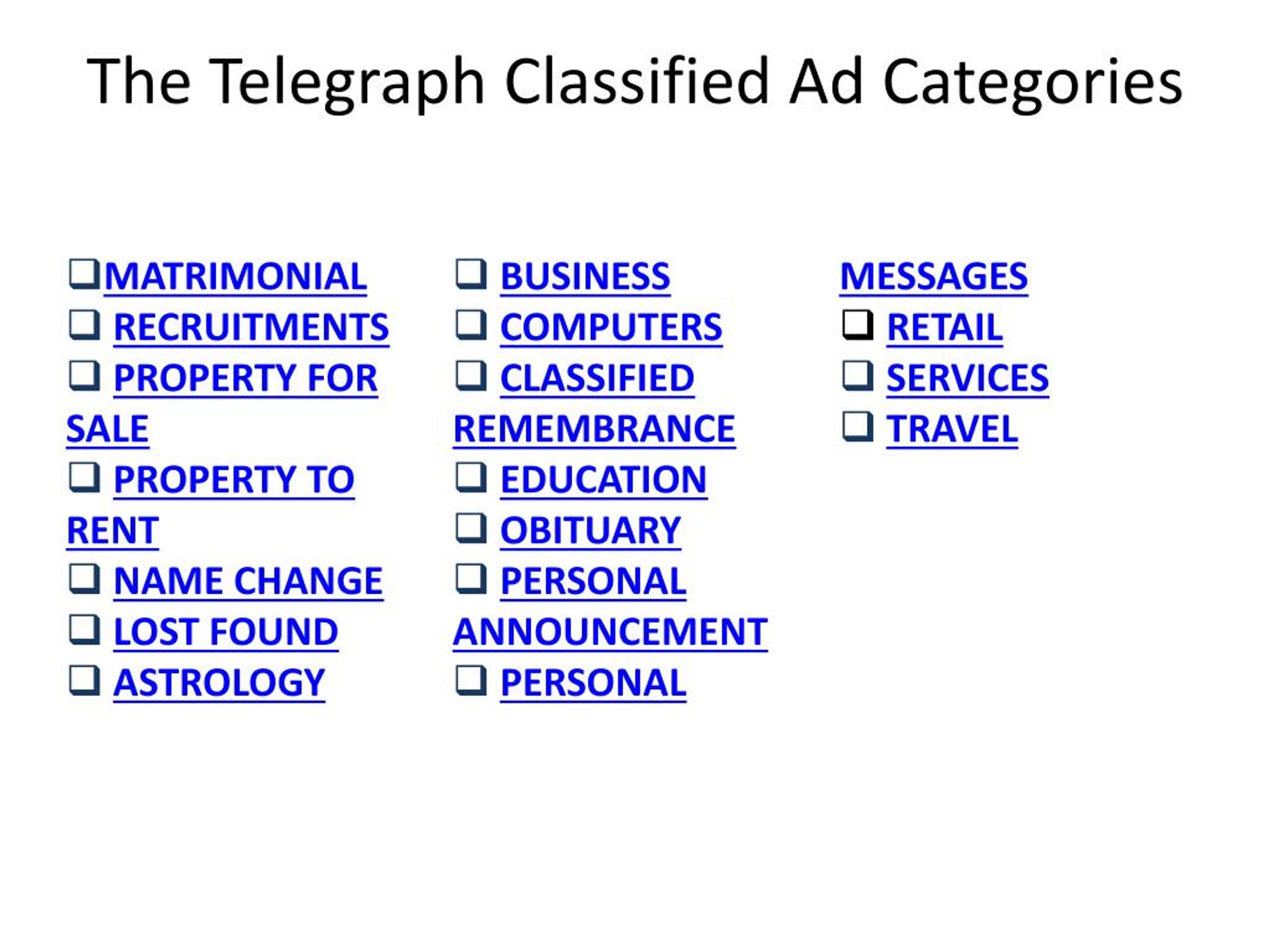 PPT - Know the merits of advertising in The Telegraph ...