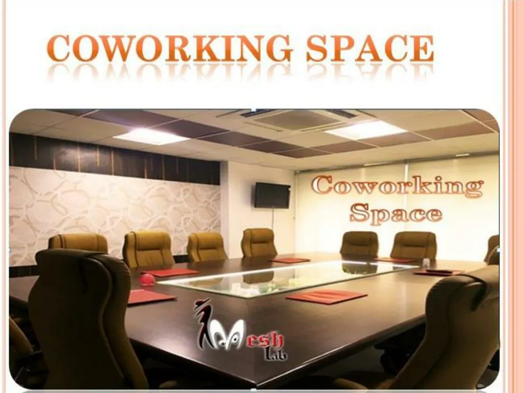 coworking space presentation ppt