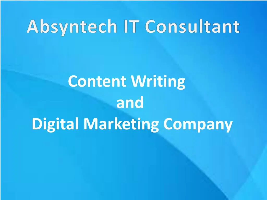 absyntech it consultant n.