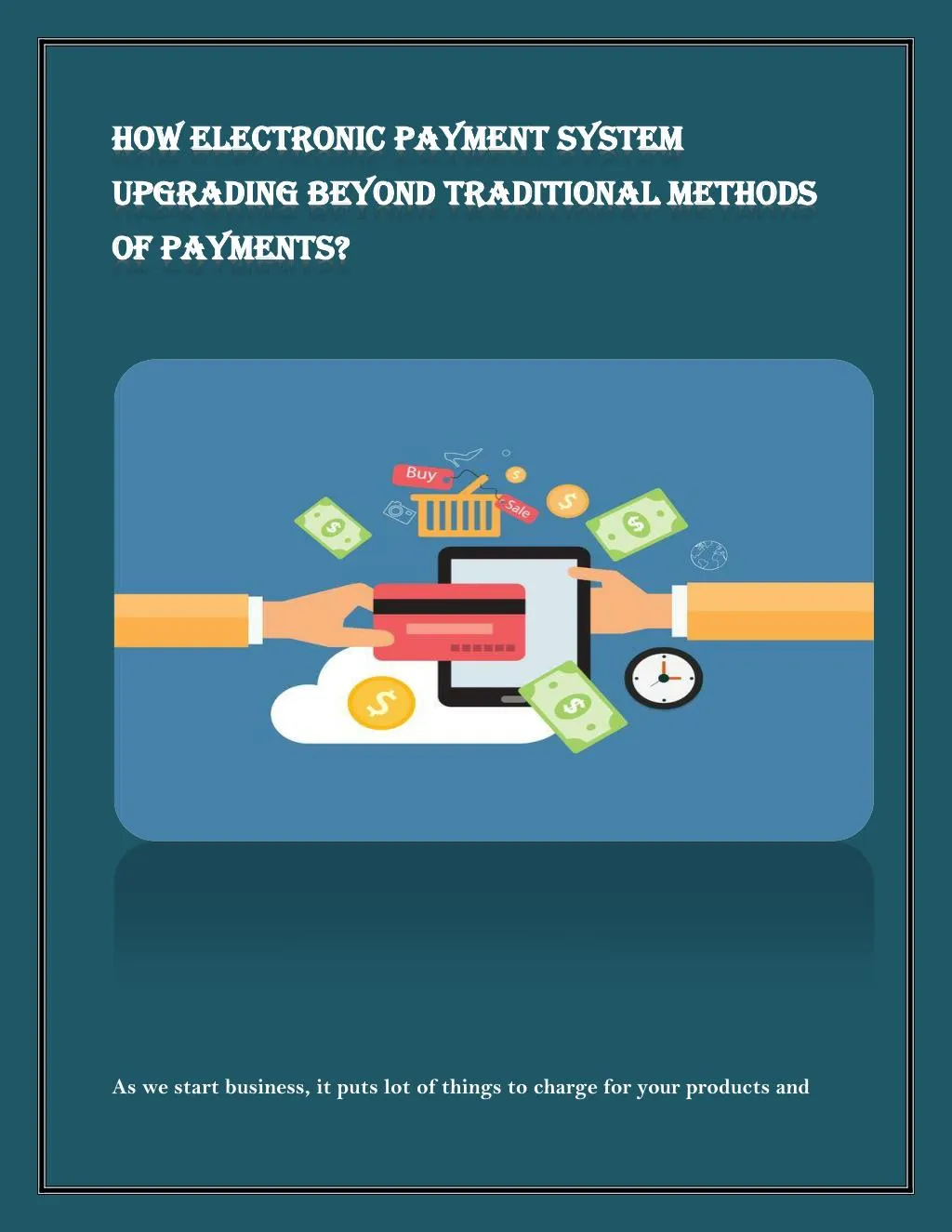 electronic payment system ppt presentation