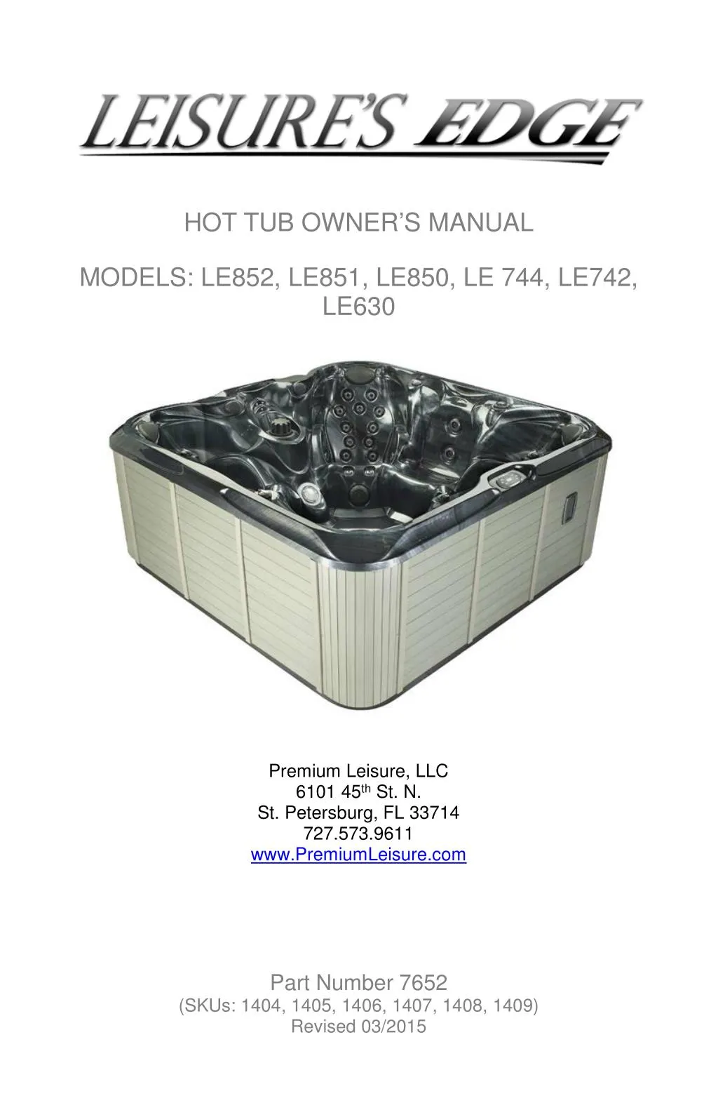 hot tub owner s manual n.