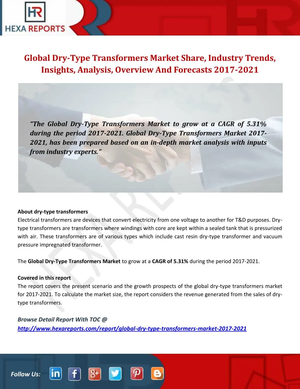 PPT - Dry-Type Transformers Market Analysis, Insights And Forecasts ...