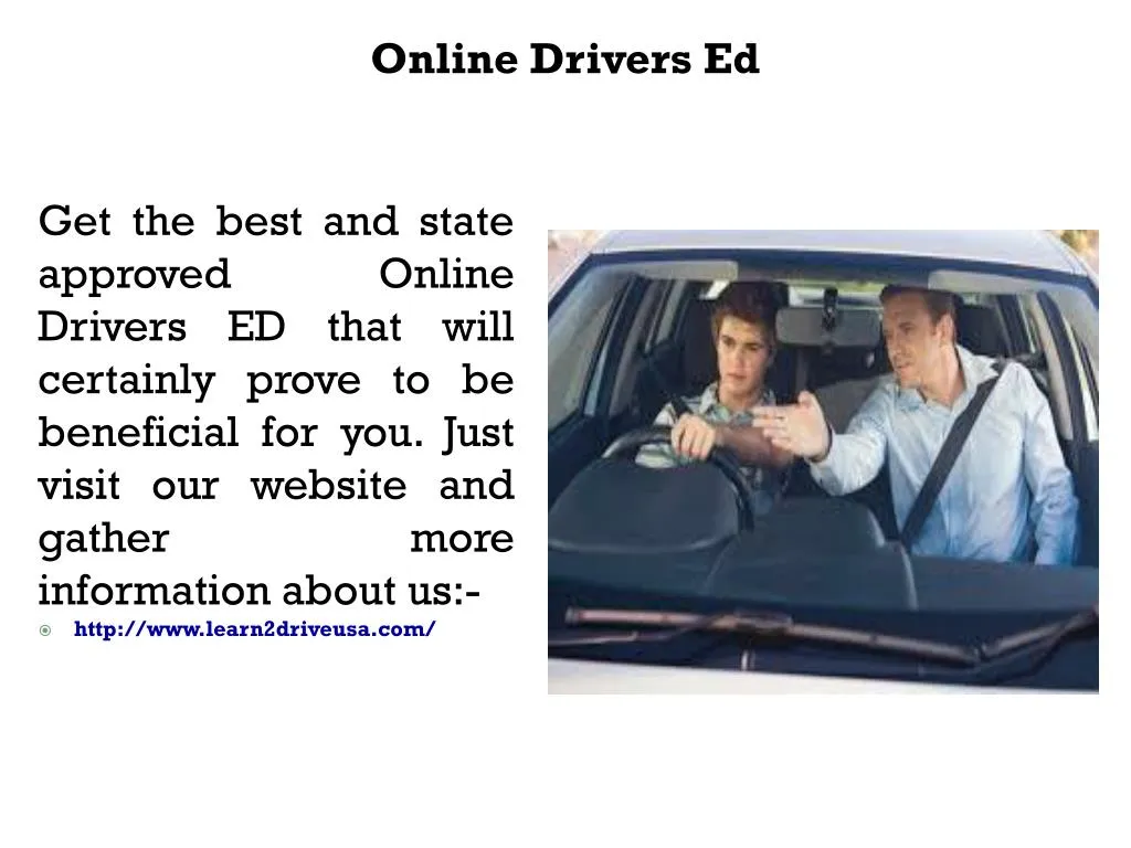 Online Drivers Ed >> Ppt Online Drivers Ed Powerpoint Presentation Id 7516948 Online Drivers Ed >> Ppt Online Drivers Ed Powerpoint Presentation Id 7516948