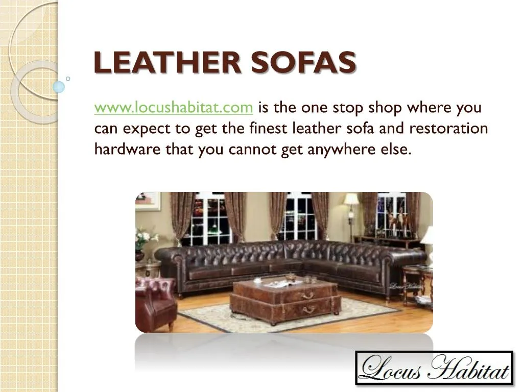 leather sofas n.