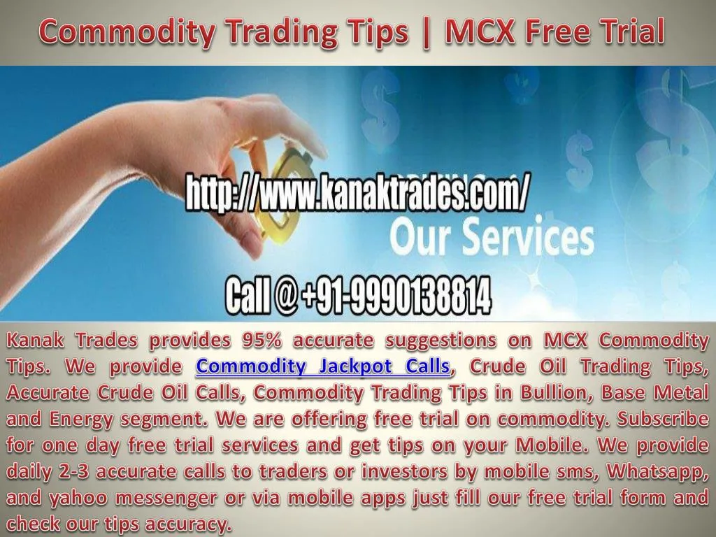 commodity trading tips mcx free trial n.