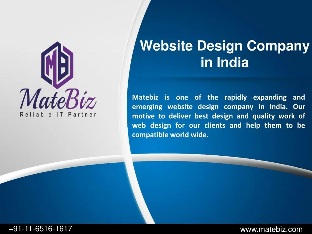PPT Attractive Responsive Web Design Company In India PowerPoint