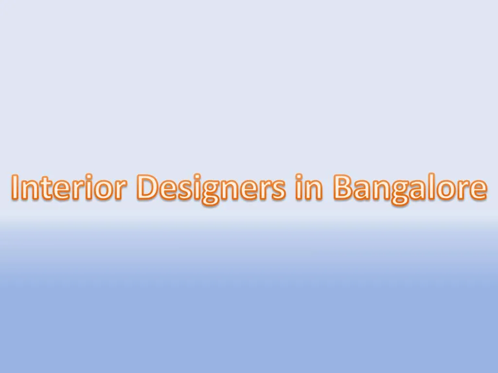 interior designers in bangalore n.