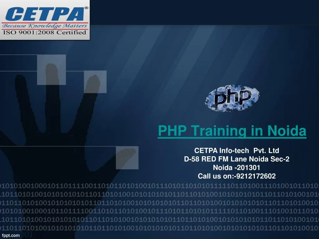 Ppt php training in noida powerpoint presentation free download id
