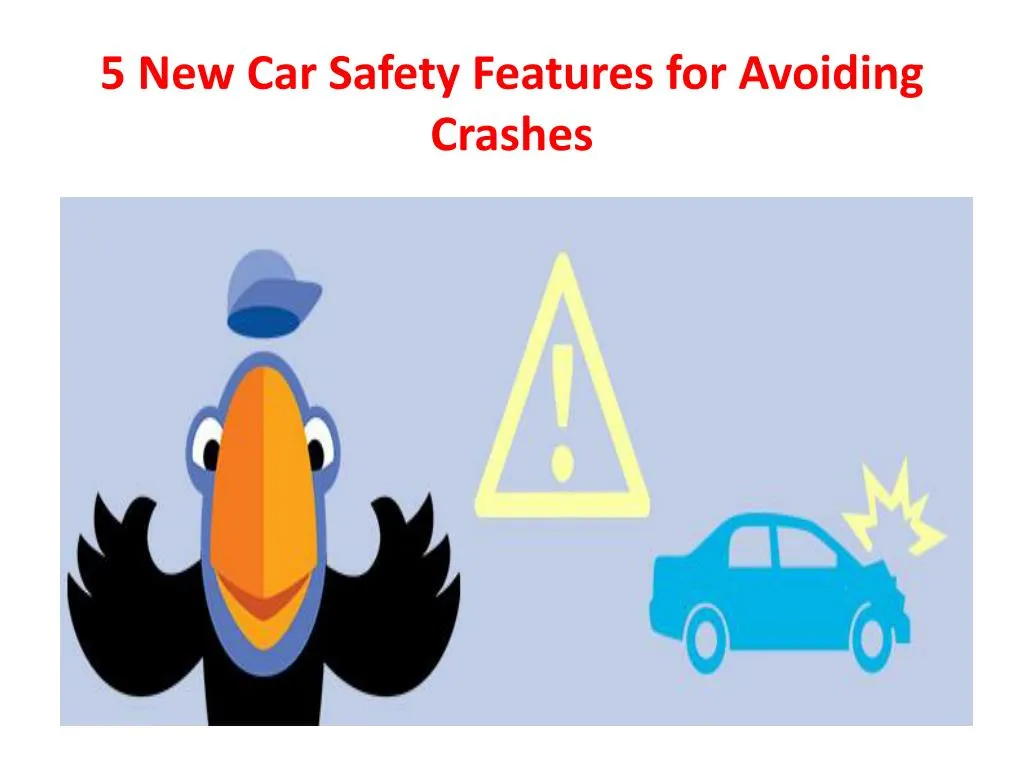PPT 5 New Car Safety Features for Avoiding Crashes PowerPoint