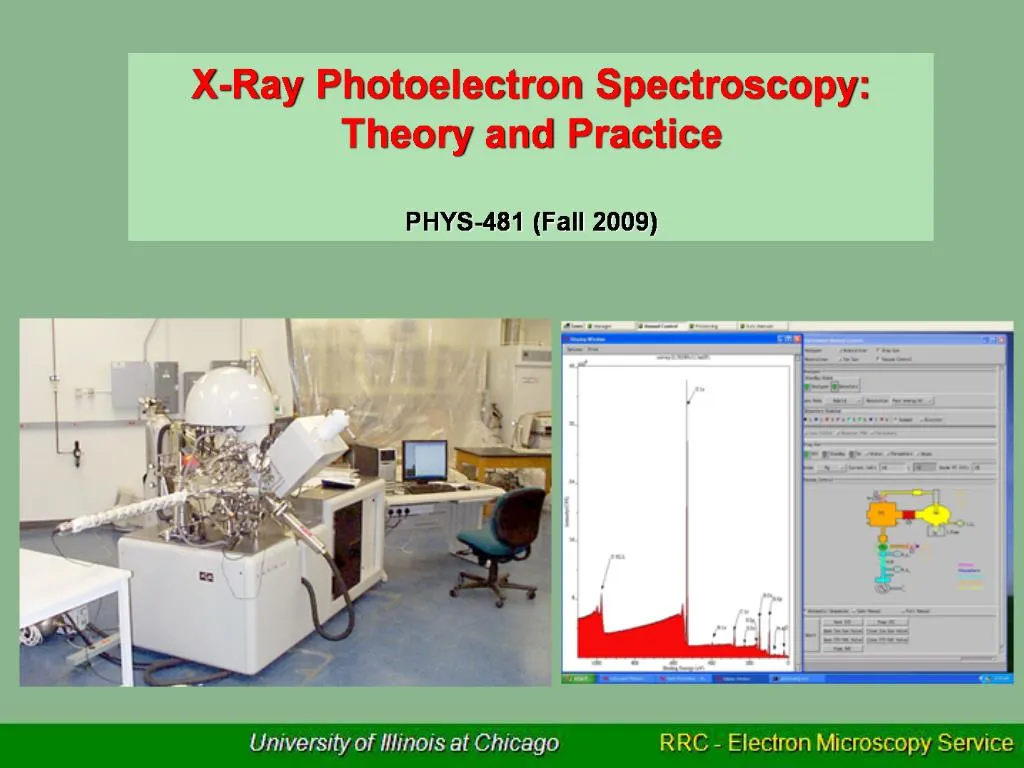 x ray photoelectron spectroscopy powerpoint presentation