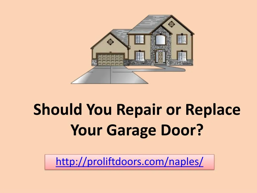 should you repair or replace your garage door n.