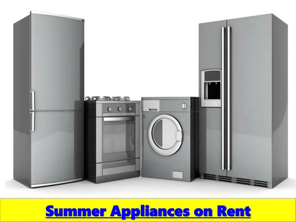 PPT Home Appliances on Rent in Bangalore for a month PowerPoint