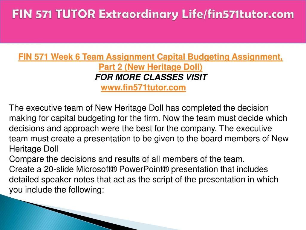 new heritage doll company capital budgeting case View test prep - 179625798-nhdc-solution-xls from msis 615 at university of massachusetts boston new heritage doll company: capital budgeting teaching note tn exhibit 1 npv analysis for match my. new heritage doll company capital budgeting case View test prep - 179625798-nhdc-solution-xls from msis 615 at university of massachusetts boston new heritage doll company: capital budgeting teaching note tn exhibit 1 npv analysis for match my.