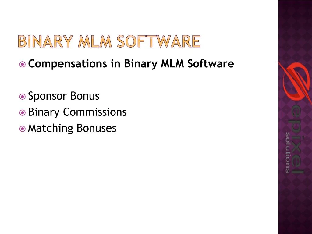 Binary option mlm