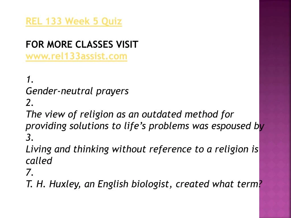 rel 133 week 5 This document of rel 133 week 5 lt assignment contemporary issues in eastern religions comprises: confucianism paper religious studies - general religious studies. rel 133 week 5 This document of rel 133 week 5 lt assignment contemporary issues in eastern religions comprises: confucianism paper religious studies - general religious studies.