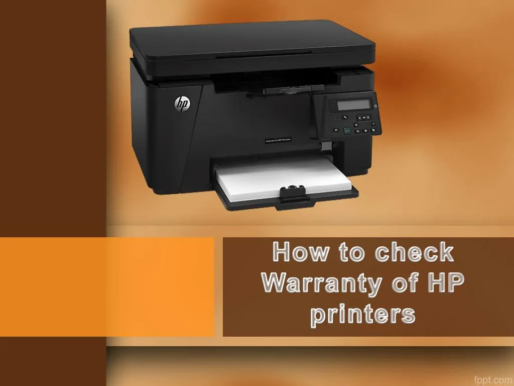 PPT How to check Warranty of HP printers PowerPoint Presentation, free download ID7523277