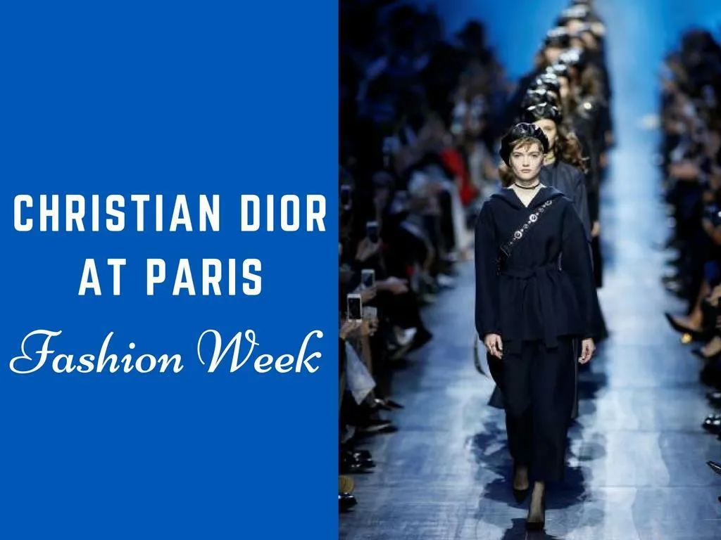 christian dior at paris fashion week n.