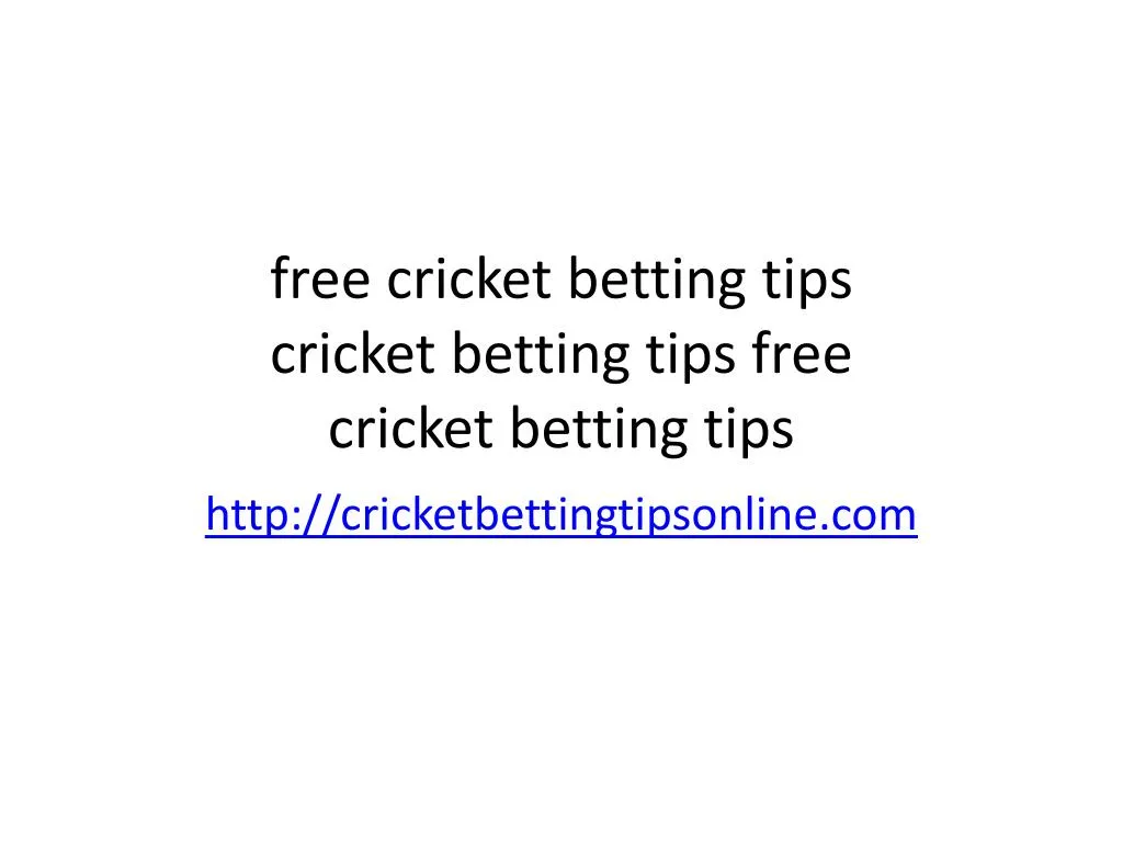 free cricket betting tips cricket betting tips free cricket betting tips n.