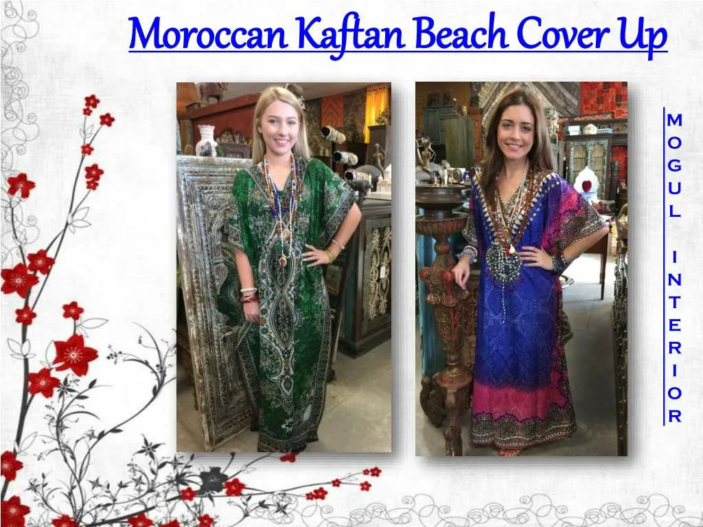 moroccan kaftan beach cover up n.