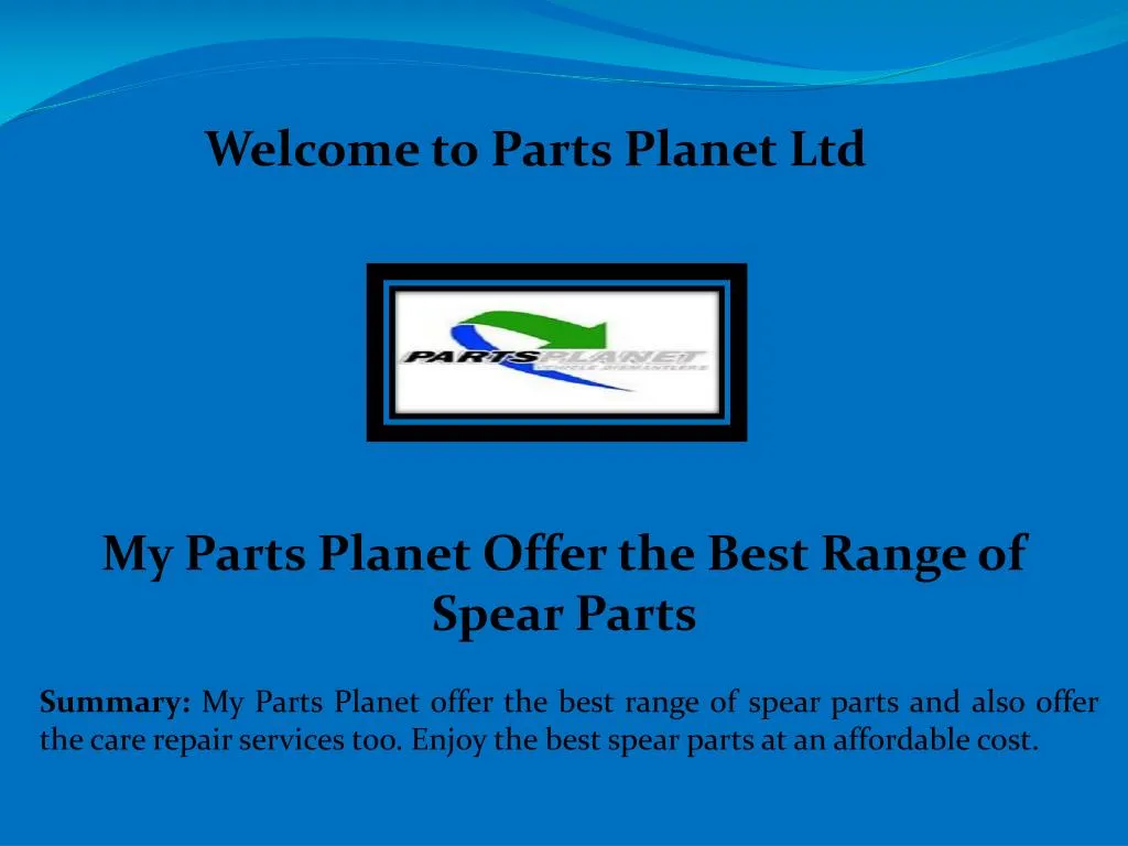 welcome to parts planet ltd n.