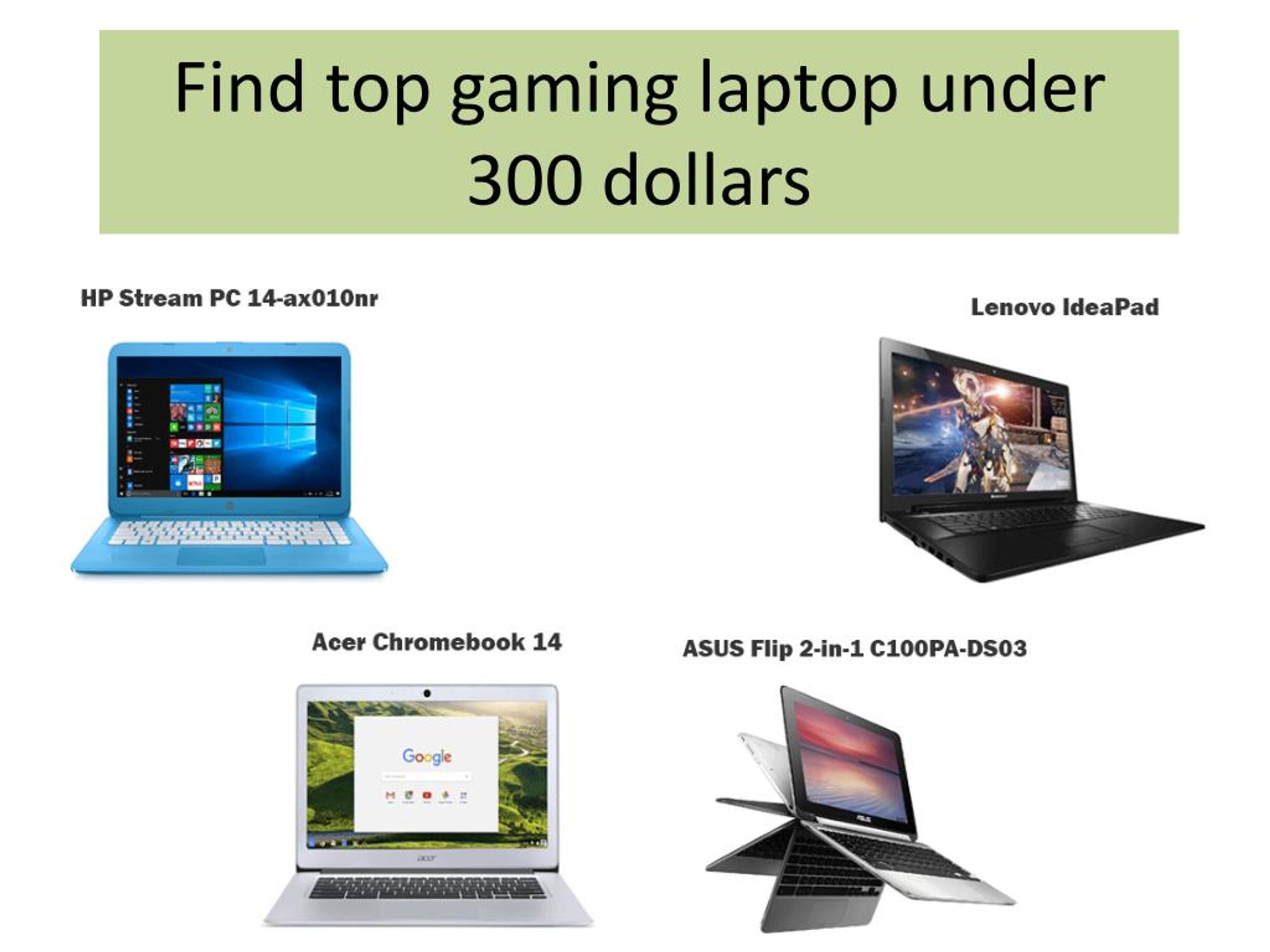 Ppt Laptop Under 300 Powerpoint Presentation Free Download Id7526855 8384