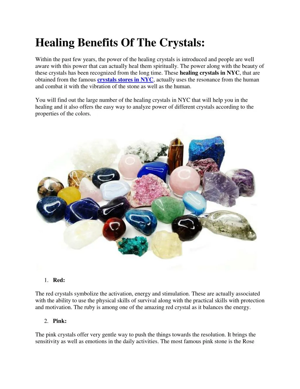 PPT - Healing Benefits Of The Crystals: PowerPoint Presentation, free