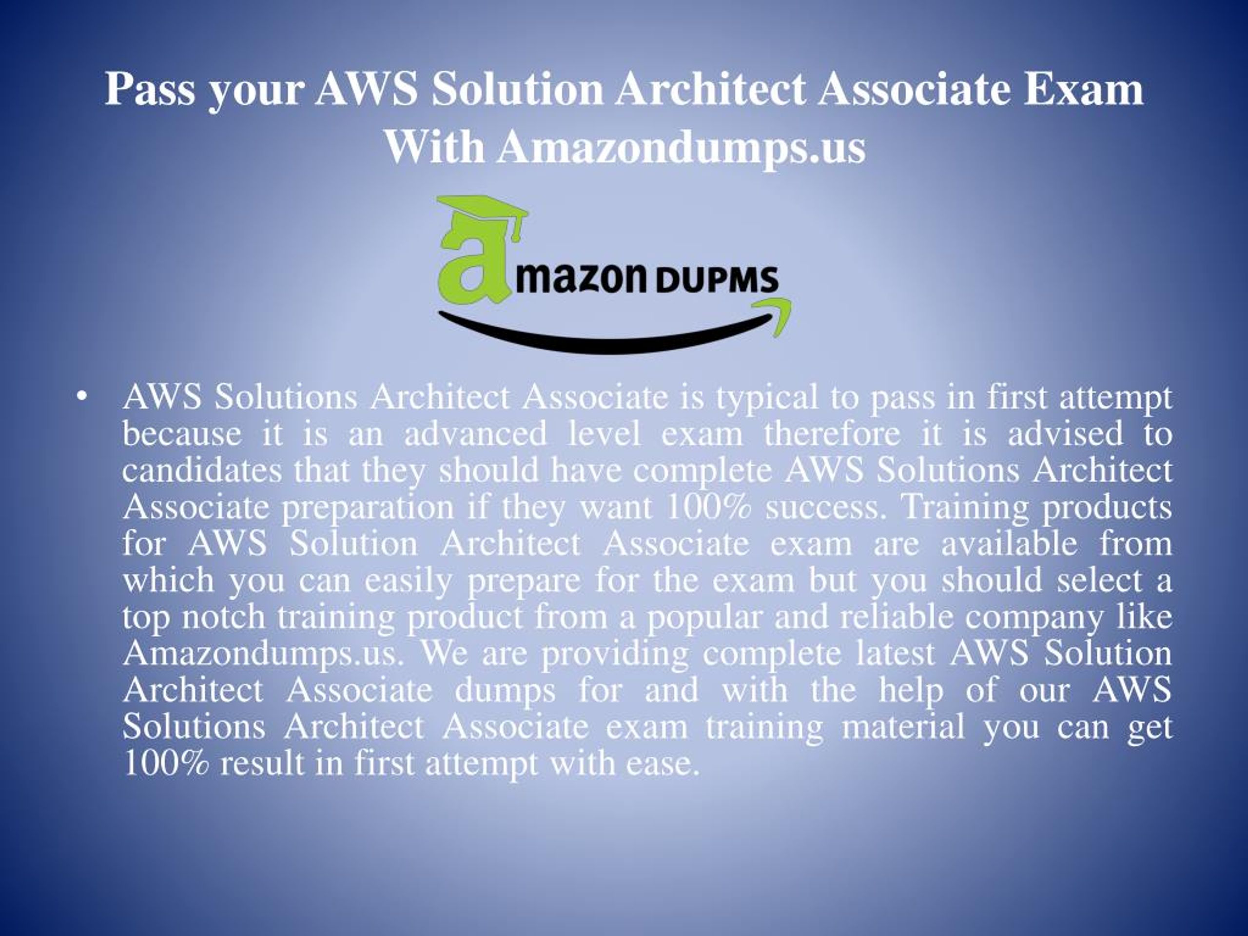 sample questions for aws solution architect associate