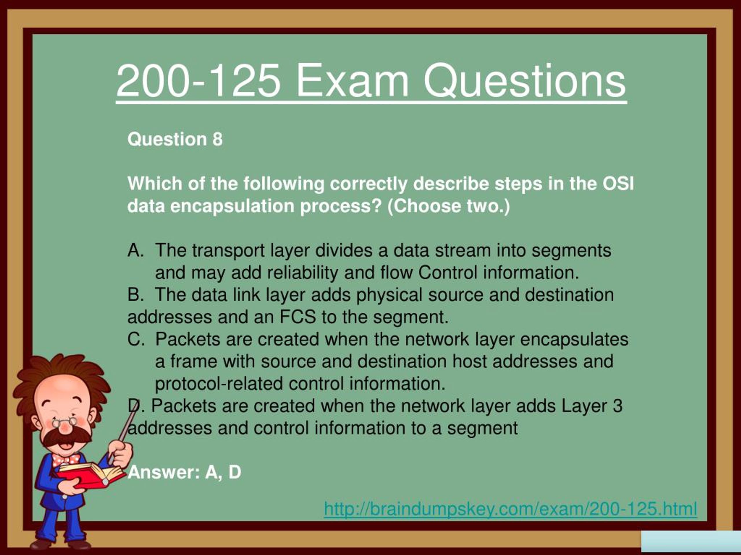 200-125 Exam Questions.